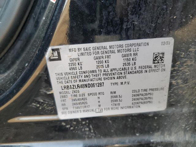 2022 BUICK ENVISION P LRBAZLR48ND061287