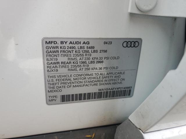 2023 AUDI Q5 PREMIUM WA1GAAFY4P2145663