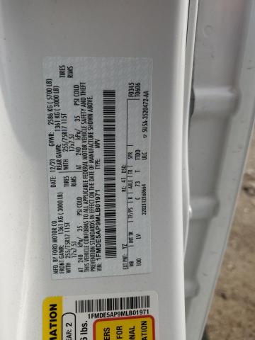 2021 FORD BRONCO BAS 1FMDE5AP9MLB01971