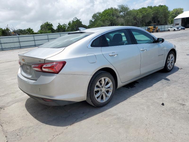 CHEVROLET MALIBU LT 2020 silver  gas 1G1ZD5ST0LF058703 photo #4