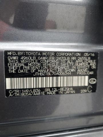 2016 LEXUS GS 350 BAS - JTHBZ1BL7GA006344