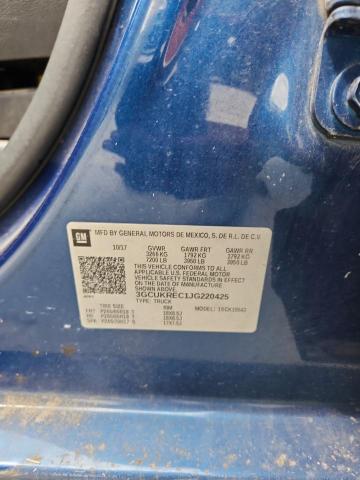 2018 CHEVROLET SILVERADO 3GCUKREC1JG220425