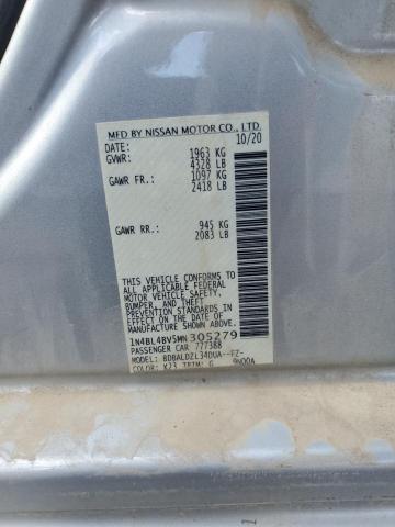 2021 NISSAN ALTIMA S - 1N4BL4BV5MN305279