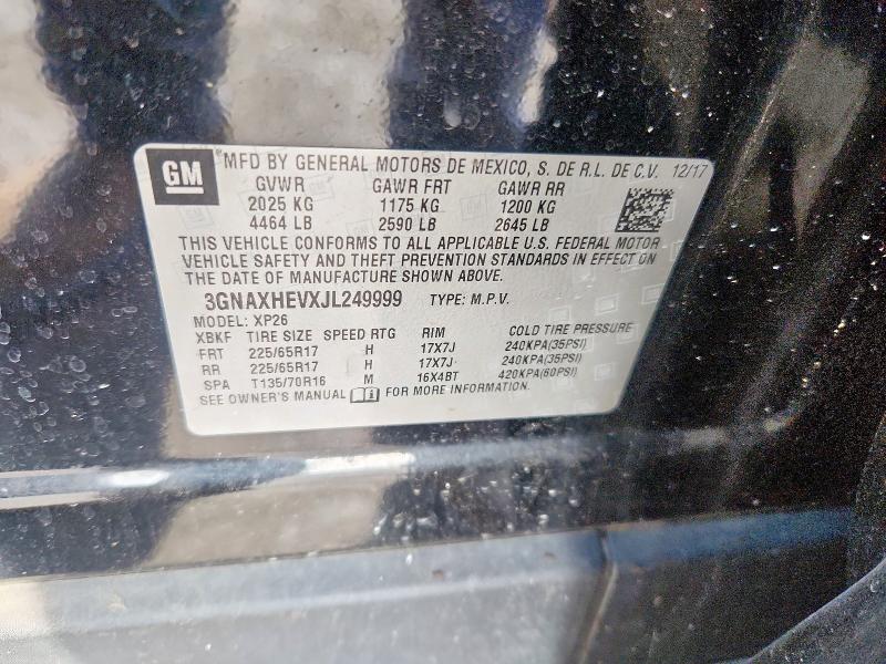 2018 CHEVROLET EQUINOX LS - 3GNAXHEVXJL249999
