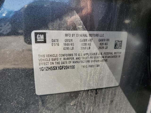 2016 CHEVROLET MALIBU PRE - 1G1ZH5SX1GF204166