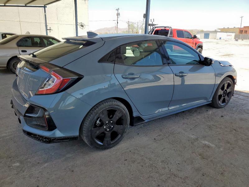 Vin: shhfk7h49mu402691, lot: 59684035, honda civic sport 20213