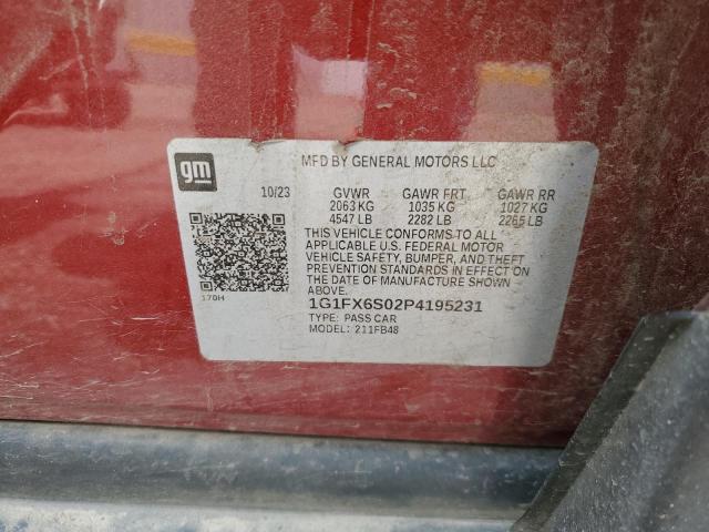 2023 CHEVROLET BOLT EV 2L 1G1FX6S02P4195231
