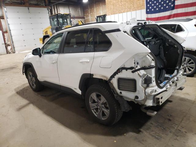 TOYOTA RAV4 XLE 2022 white  hybrid engine 4T3RWRFV9NU054980 photo #3