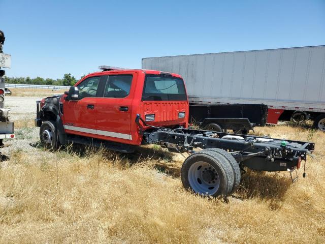 FORD F550 SUPER 2017 red crew cha diesel 1FD0W5HT3HEC86026 photo #3