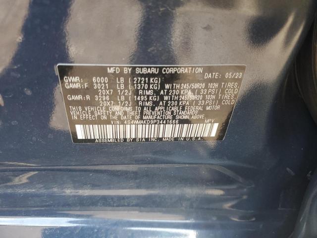 2023 SUBARU ASCENT LIM 4S4WMAKD9P3441666