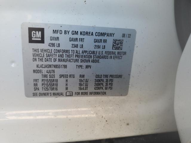 2022 BUICK ENCORE PREFERRED KL4CJASM7NB551788