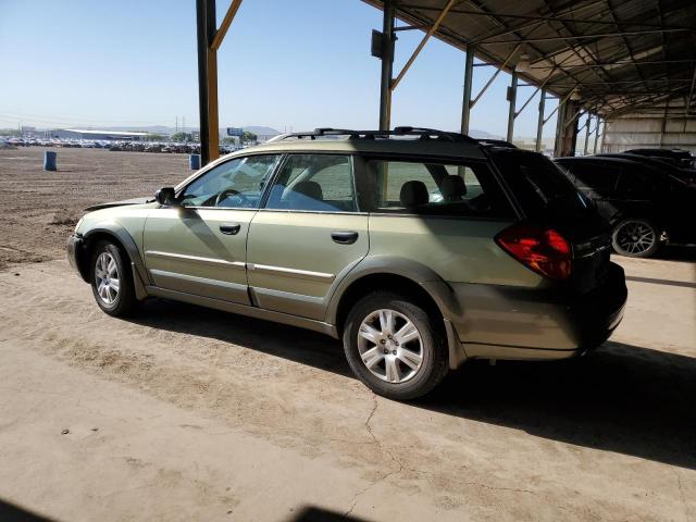 SUBARU LEGACY OUT 2005 green  gas 4S4BP61C056354858 photo #3