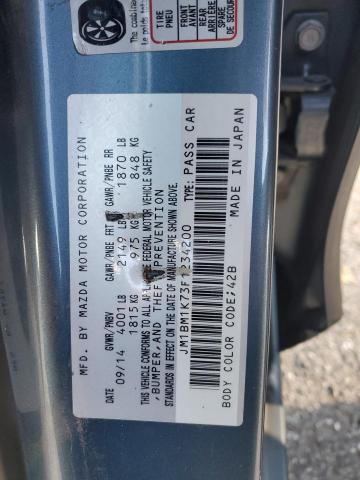2015 MAZDA 3 SPORT JM1BM1K73F1234200