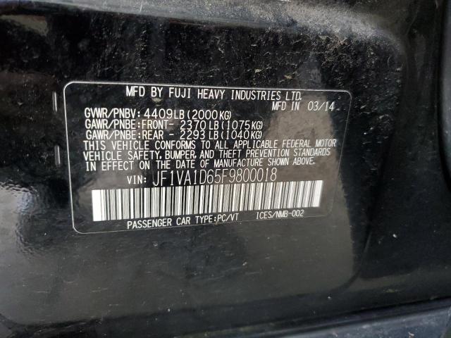2015 SUBARU WRX PREMIU - JF1VA1D65F9800018