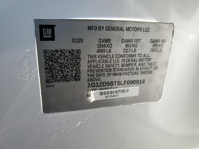 2020 CHEVROLET MALIBU 1G1ZD5ST5LF090918