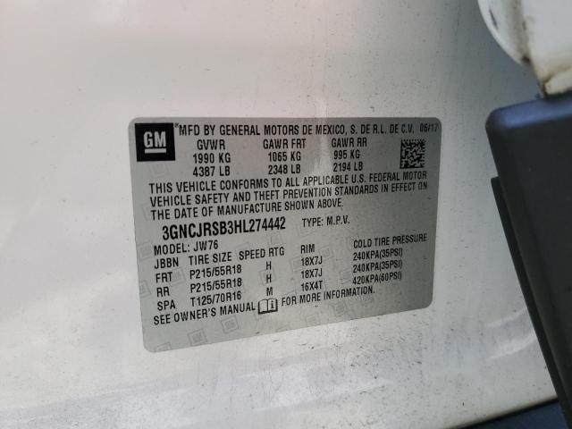 2017 CHEVROLET TRAX PREMI - 3GNCJRSB3HL274442