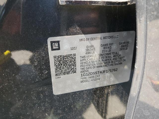 2018 CHEVROLET MALIBU LT - 1G1ZD5ST4JF171762