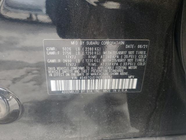 2022 SUBARU OUTBACK WI - 4S4BTGUD1N3132157