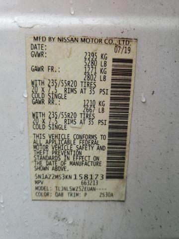 2019 NISSAN MURANO S - 5N1AZ2MS3KN158173