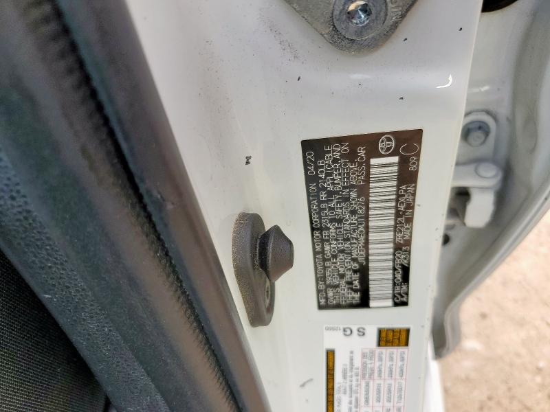 2021 TOYOTA COROLLA LE JTDEPMAE0MJ118276