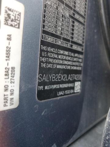 2020 LAND ROVER RANGE ROVE - SALYB2EX2LA274208