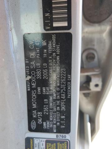 2018 KIA FORTE LX - 3KPFL4A75JE262223