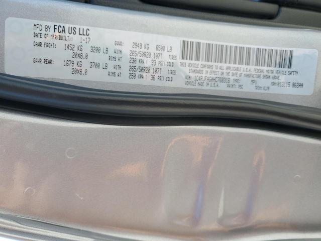 2017 JEEP GRAND CHER - 1C4RJFAG0HC768316