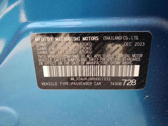 2024 MITSUBISHI MIRAGE ES - ML32AUHJ9RH007332