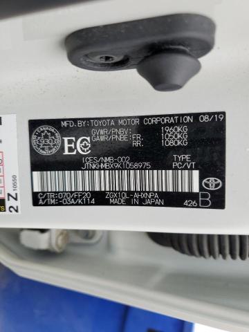 2019 TOYOTA C-HR XLE JTNKHMBX9K1058975