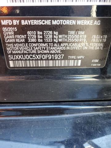 2015 BMW X6 SDRIVE3 - 5UXKU0C5XF0F91937