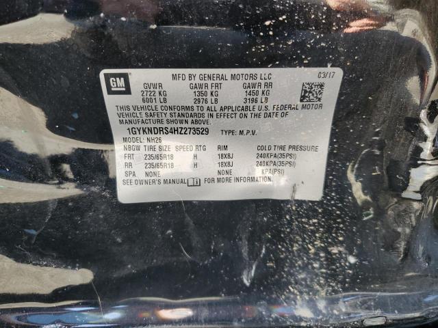 2017 CADILLAC XT5 LUXURY - 1GYKNDRS4HZ273529