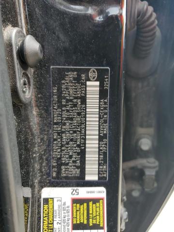 2020 TOYOTA CAMRY XLE - 4T1F31AK9LU019226