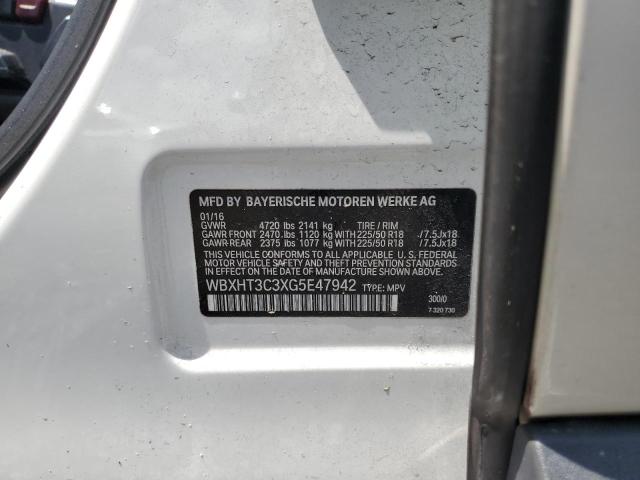 2016 BMW X1 XDRIVE2 WBXHT3C3XG5E47942