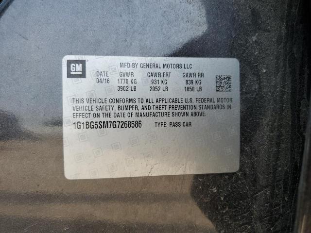 2016 CHEVROLET CRUZE PREM 1G1BG5SM7G7268586