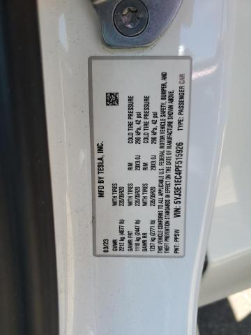2023 TESLA MODEL 3 - 5YJ3E1EC4PF515926