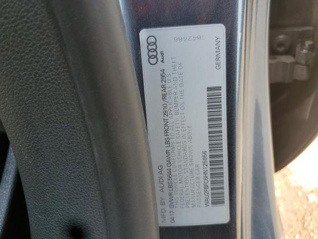 2017 AUDI S7 PRESTIG WAU2FBFC6HN125956