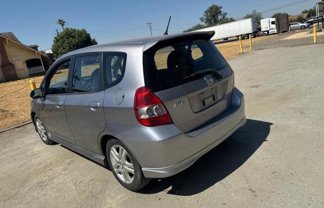 HONDA FIT SPORT 2008 silver  gas JHMGD38618S053480 photo #4