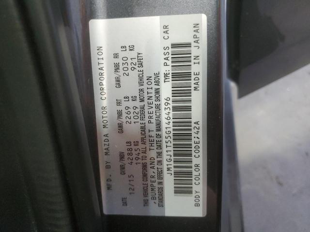 2016 MAZDA 6 TOURING JM1GJ1T55G1464396