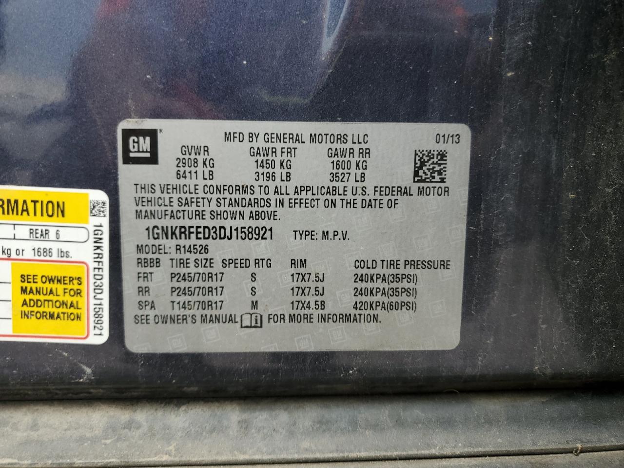 CHEVROLET TRAVERSE LS