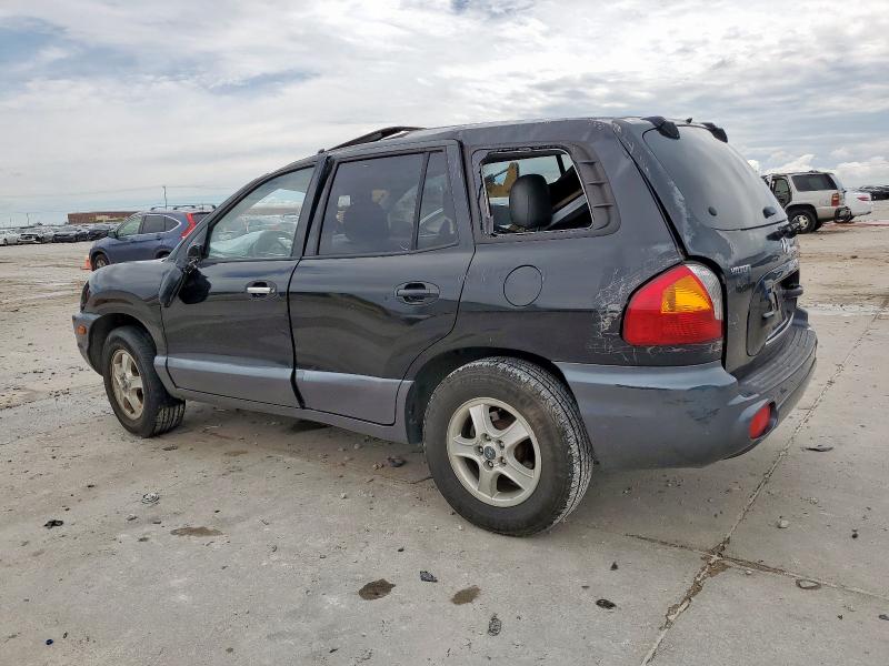 HYUNDAI SANTA FE G 2002 black  gas KM8SC13DX2U325878 photo #3