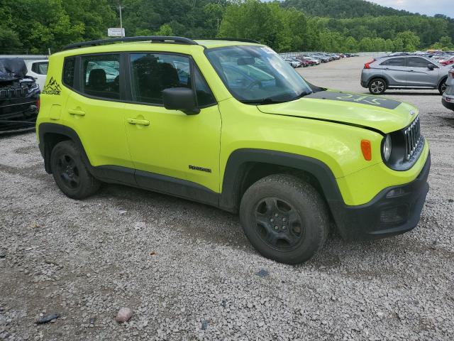 Vin: zaccjbab2hpg05598, lot: 58497165, jeep renegade sport 20174