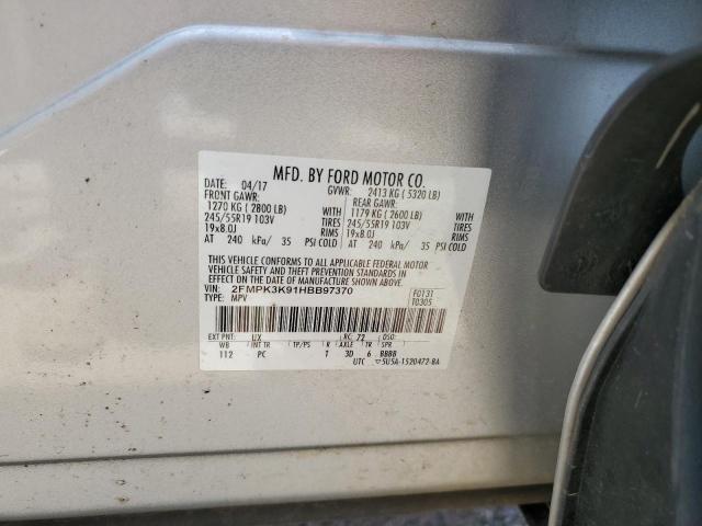 2017 FORD EDGE - 2FMPK3K91HBB97370