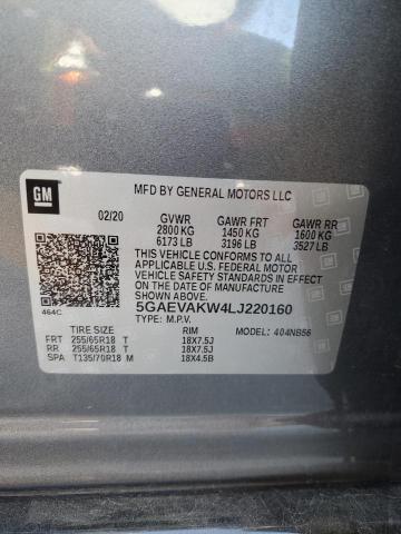 2020 BUICK ENCLAVE ES 5GAEVAKW4LJ220160