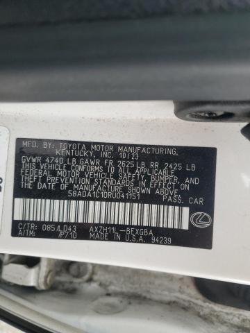 2024 LEXUS ES 300H BA 58ADA1C10RU041151