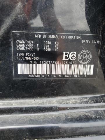 2018 SUBARU IMPREZA PR 4S3GTAF65J1751579