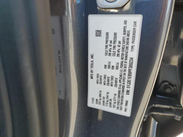 2023 TESLA MODEL 3 5YJ3E1EB9PF386234