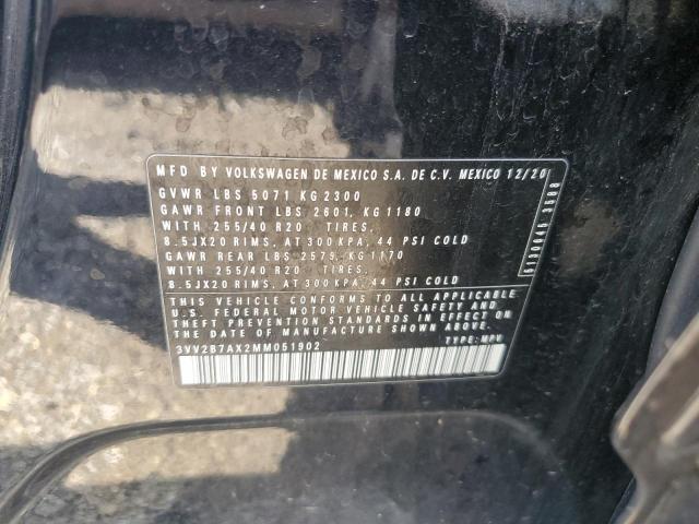 2021 VOLKSWAGEN TIGUAN SE 3VV2B7AX2MM051902