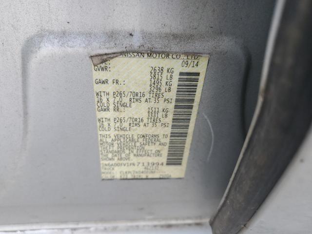 2015 NISSAN FRONTIER S - 1N6AD0FV1FN713994