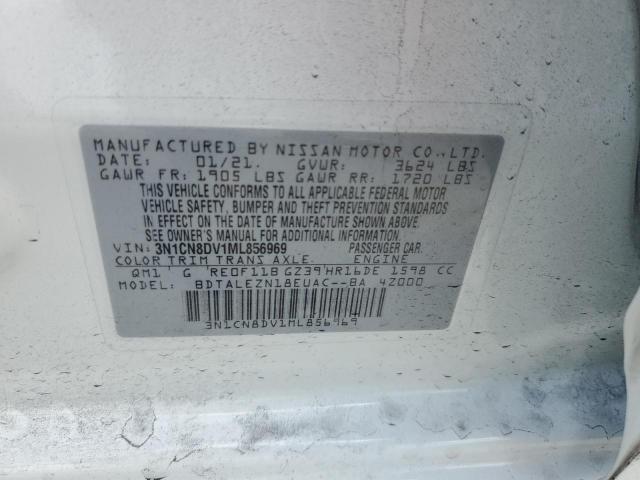 2021 NISSAN VERSA S - 3N1CN8DV1ML856969