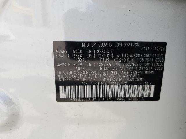2025 SUBARU OUTBACK ON 4S4BTGLD3S3185813
